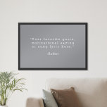 Create Your Own Quote Poster<br><div class="desc">Create your own custom quote poster wall art. Features minimalist typewriter typography.</div>