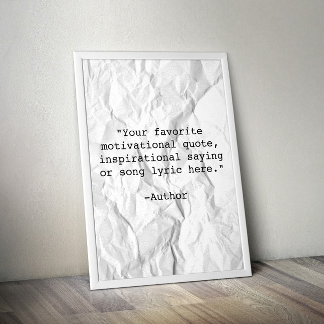 Create Your Own Quote Poster (Creator Uploaded)