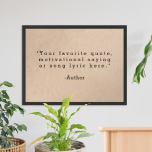 Create Your Own Quote Poster