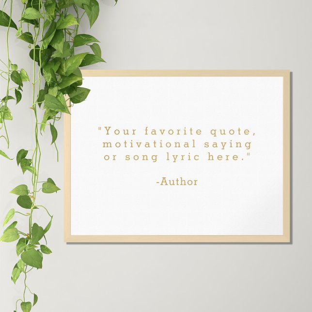 Create Your Own Quote Poster (Creator Uploaded)