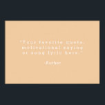 Create Your Own Quote Poster<br><div class="desc">Create your own custom quote poster wall art. Features minimalist typewriter typography.</div>