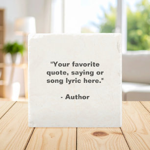 Create Your Own Quote Stone Coaster