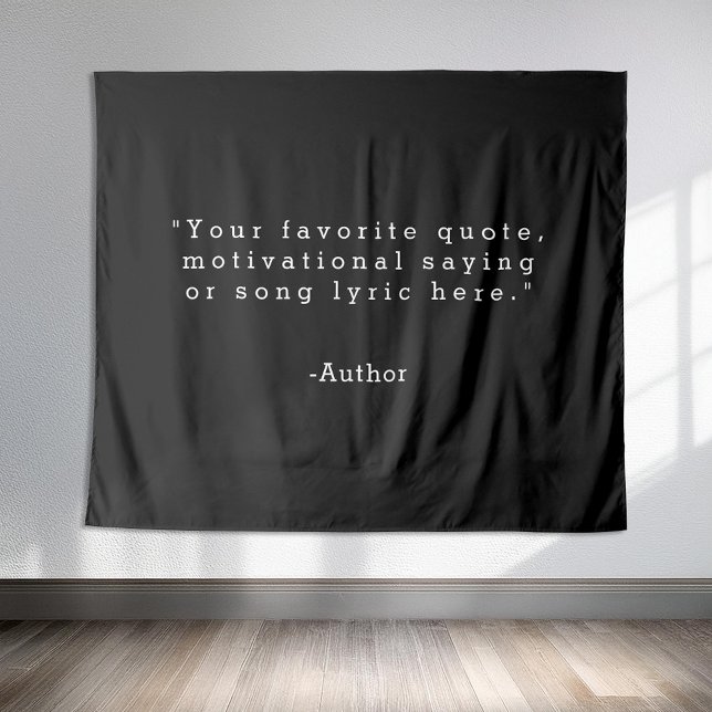 Create Your Own Quote Tapestry (Creator Uploaded)