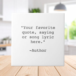 Create Your Own Quote Tile