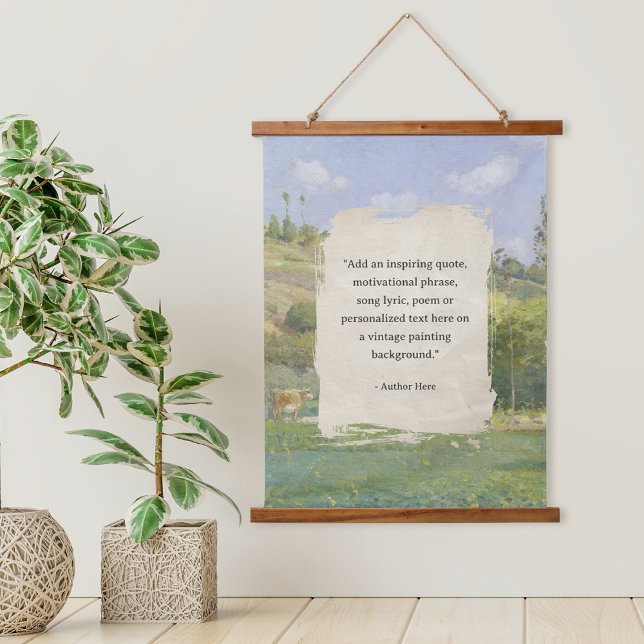 Create Your Own Quote Vintage Painting Hanging Tapestry (Creator Uploaded)