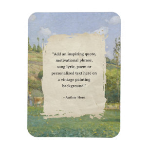 Create Your Own Quote Vintage Painting Magnet