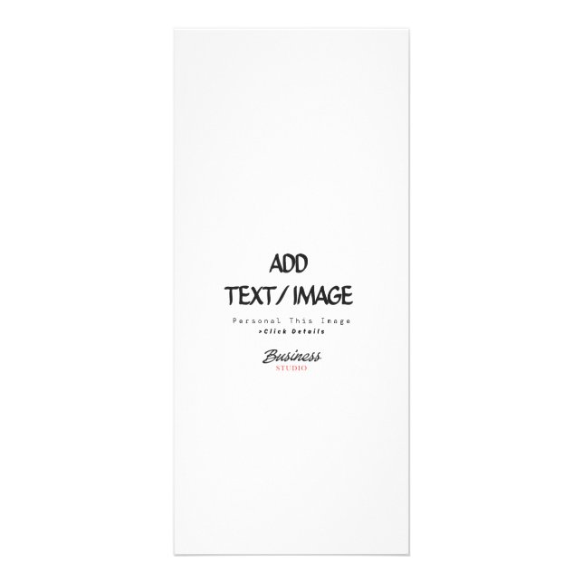 Create Your Own Rack Card (Front)