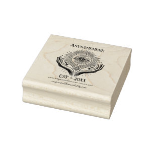 Create Your Own Radiant Evil Eye Hands Rubber Stamp