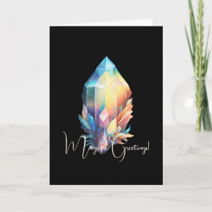 Create Your Own Rainbow Crystals Card