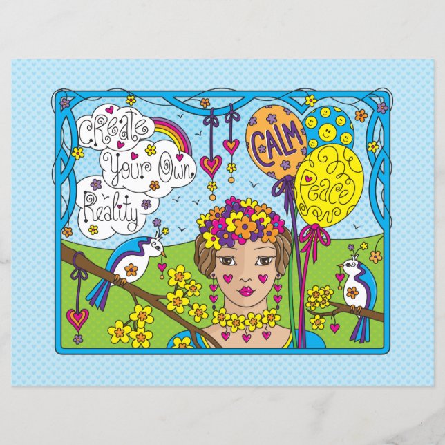Create Your Own Reality_Flat Paper Sheet 11"x8.5" (Front)