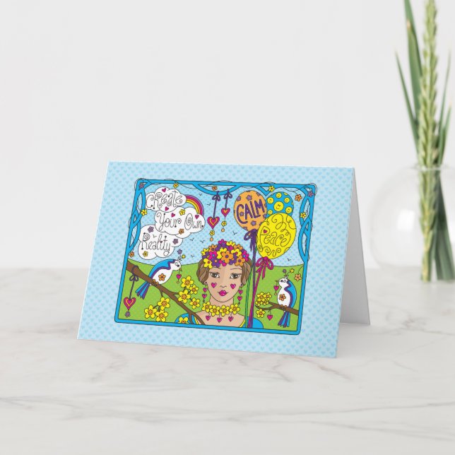 Create Your Own Reality_Greeting Card (Front)