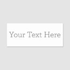 Create Your Own Rectangle Classic Name Tag