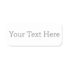 Create Your Own Rectangle Classic Name Tag