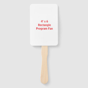 Create Your Own Rectangle Hand Fans