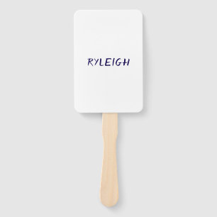 Create Your Own Rectangle Hand Fans