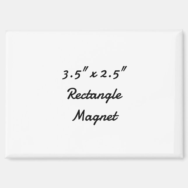 Create Your Own Rectangle Magnet (Front)