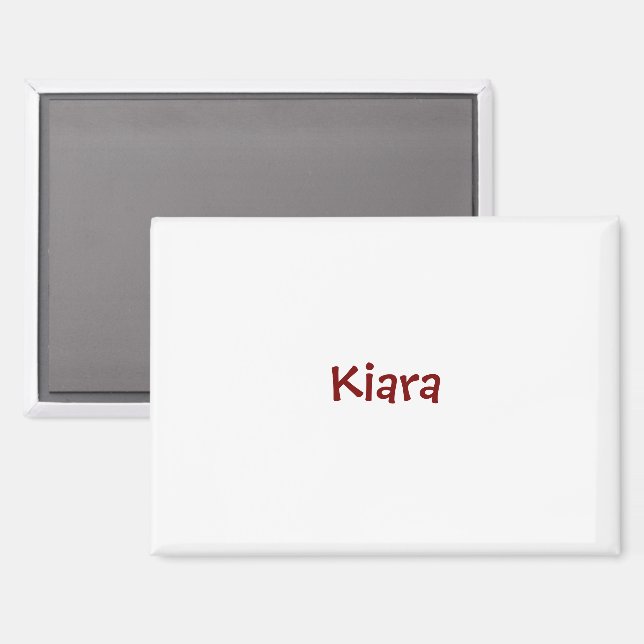 Create Your Own Rectangle Magnet (Front/Back)