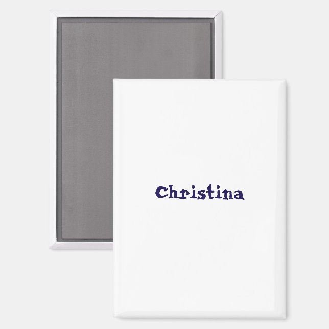 Create Your Own Rectangle Photo Magnet (Front/Back)