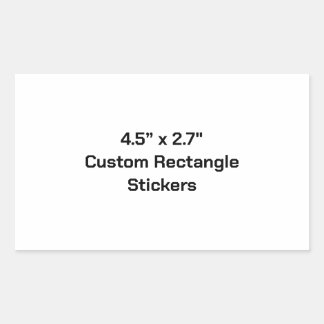Create Your Own Rectangle Sticker