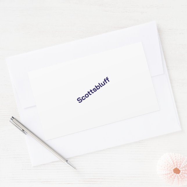 Create Your Own Rectangle Sticker (Envelope)
