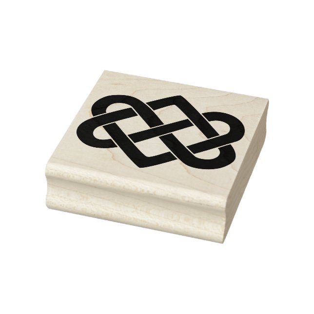 Create Your Own Rectangular Celtic Love Knot Rubber Stamp (Stamp)