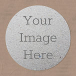 Create Your Own Recycled Speckled Grey Paper Print Classic Round Sticker<br><div class="desc">Create your very own personalised sticker. Upload fun images cool designs inspirational text or even your company's logo. With this easy to use design tool it is as simple as that to make your image stick in someone's mind. Click "personalise, " you can simply change the text here - or...</div>