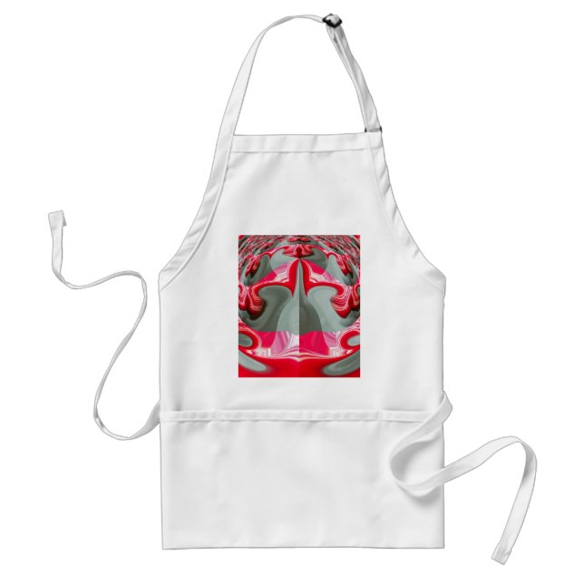 Create Your Own Red Vintage  Standard Apron (Front)