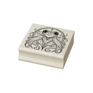 Create Your Own Regal Frog Prince Rubber Stamp