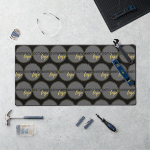 CREATE YOUR OWN REPEATING PATTERN BUSINESS LOGO DESK MAT