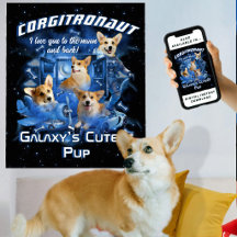 Create Your Own Retro Bootleg Space Pet Dog Photos