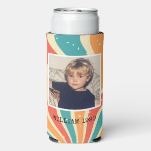 Create Your Own Retro Photo Can Cooler