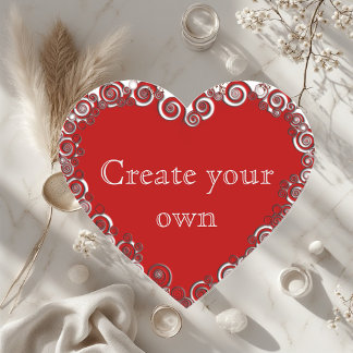 Create Your Own Romantic Heart  Heart Sticker