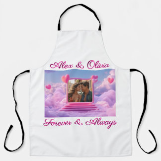 Create Your Own Romantic Heart Photo Template Apron