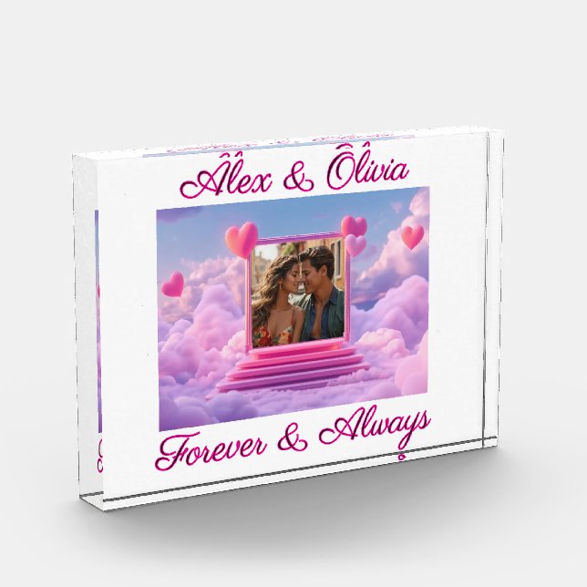 Create Your Own Romantic Heart Photo Template Block (Left)