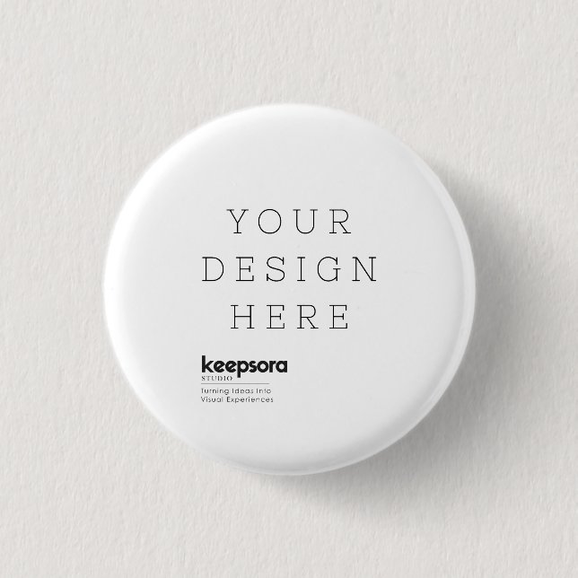 Create Your Own Round 1.25 inch 3 Cm Round Badge (Front)