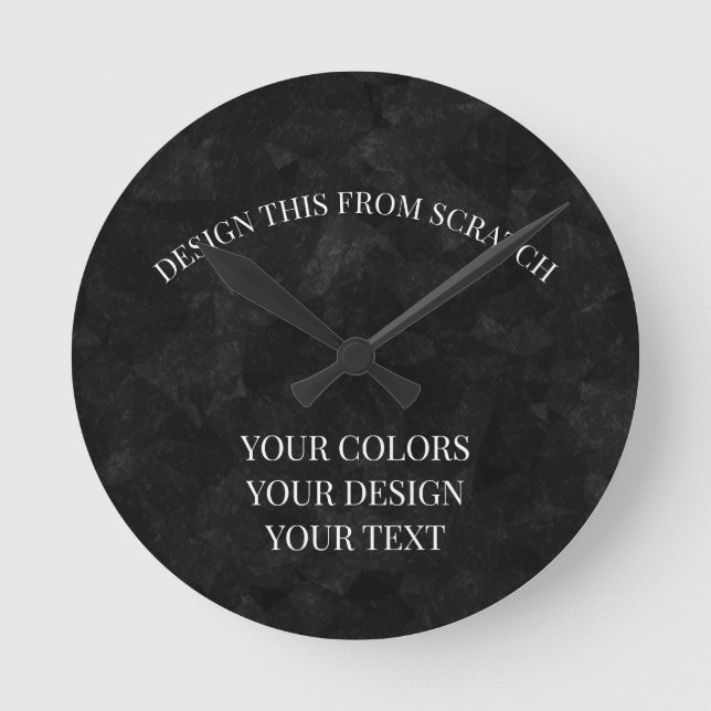 Create Your Own Round Clock (Front)