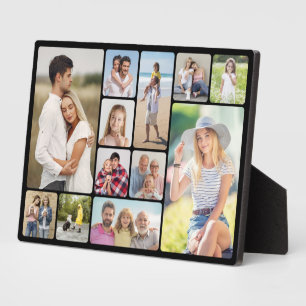 Create Your Own Round Corners 12 Photo Collage Plaque
