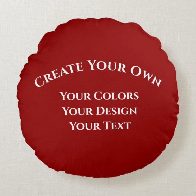 Create Your Own Round Cushion (Front)