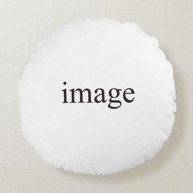 Create Your Own Round Cushion (Front)