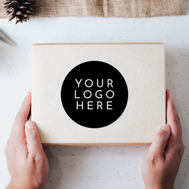 Create Your Own Round Large Custom Logo Rubber Stamp (Creator Uploaded)