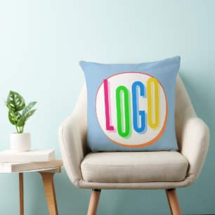 CREATE YOUR OWN ROUND LOGO TEMPLATE PROTOTYPE   CUSHION