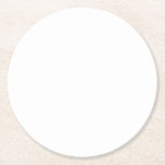 Create Your Own Round Paper Coaster<br><div class="desc">Create your own white personalizable,  minimalist style which can be easily updated with your Photo and text. If you need any help personalizing this product,  please contact me using the message button below and I will be happy to help.</div>