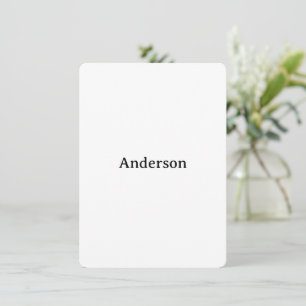 Create Your Own Rounded 4.5" x 6.25" Invitation