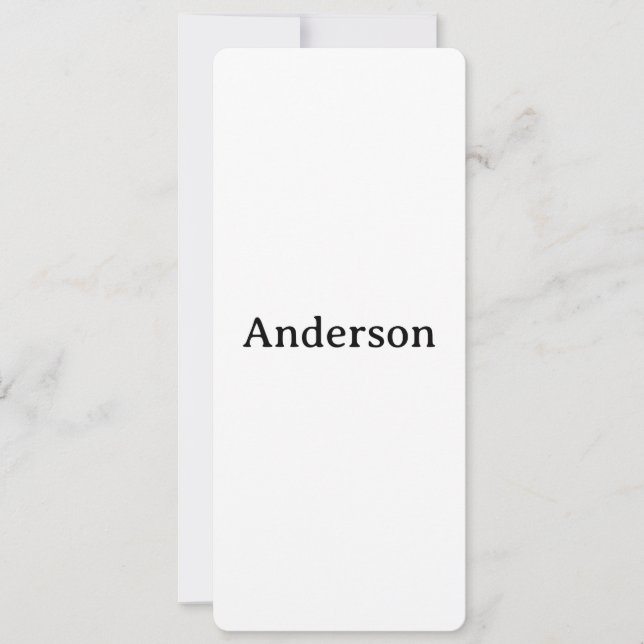 Create Your Own Rounded 4" x 9.25" Invitation (Front)