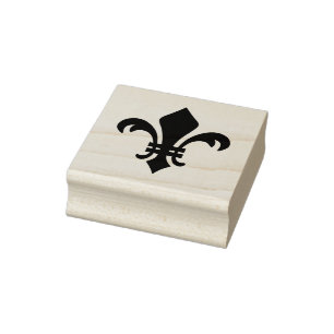 Create Your Own Royal Fleur De Lis Rubber Stamp