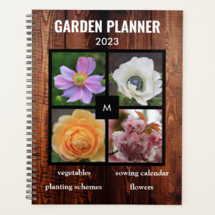 Create your own rustic garden photo planner
