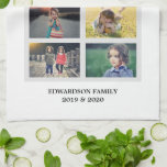 Create your own rustic wood family photo collage tea towel<br><div class="desc">Make your own most beautiful family photo collage kitchen towel.
You can personalise it and add your most beautiful photos.</div>