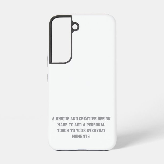 Create Your Own Samsung Galaxy S22 Case (Back)