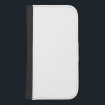 Create Your Own Samsung S4 Wallet Case<br><div class="desc">Create your own white personalizable,  minimalist style which can be easily updated with your Photo and text. If you need any help personalising this product,  please contact me using the message button below and I will be happy to help.</div>