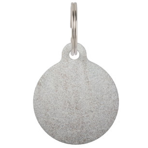 Create your own Sand texture photo Pet Tag